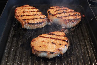 Grilled Pork Grill Pan