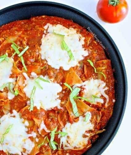 Glutten Free Skillet Lasagna
