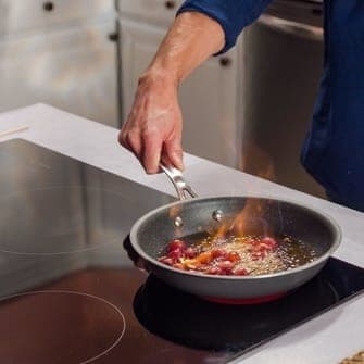 Granite Rock Pan Work on Induction