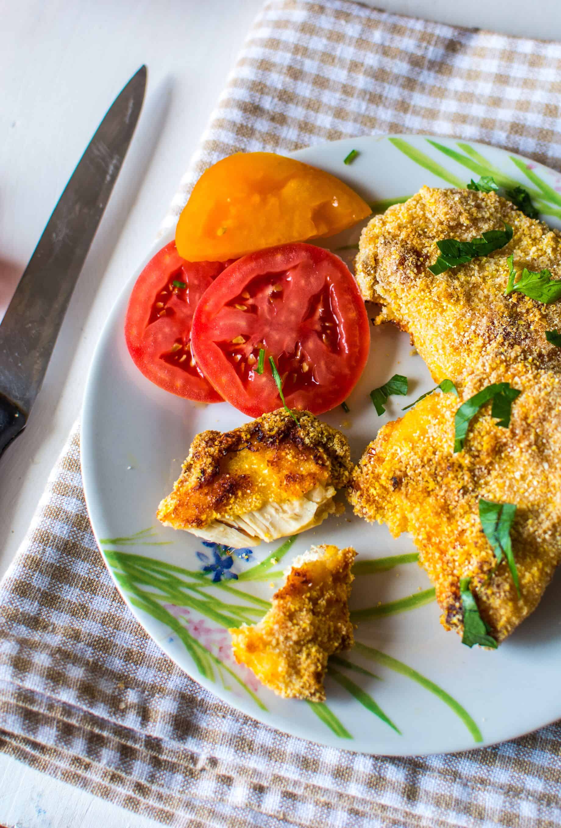 panko baked oven-fried chicken