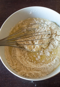Savory Zucchini Cheddar Cheese Muffins Mix Bowl