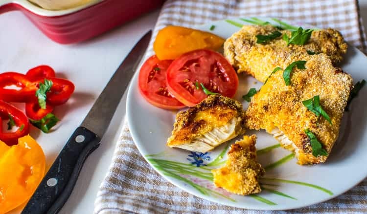 Easy Panko Baked Oven-Fried Chicken Recipe