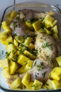 One-Pan Bold Chicken and Potatoes Recipe