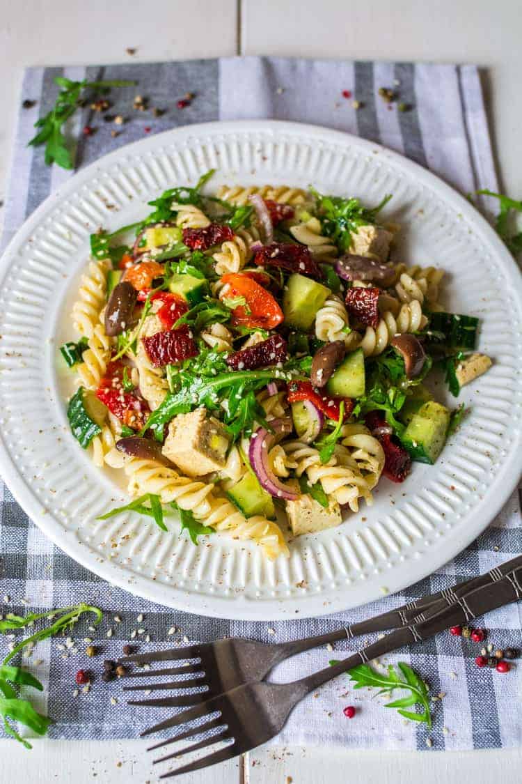 Colorful Mediterranean Pasta Salad Recipe