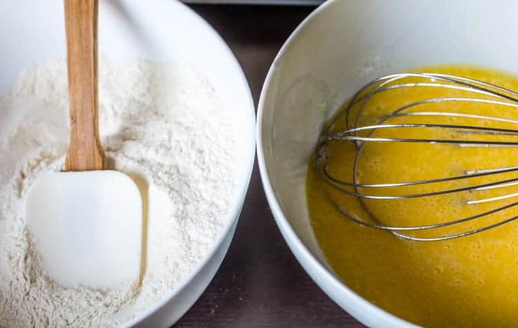 mix egg and flour baked donut recipe stonefryingpans