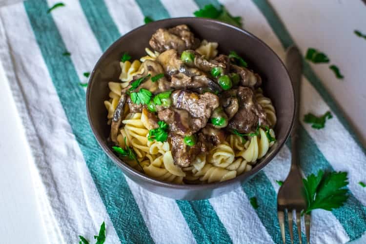 Healthier Beef Stroganoff Recipe