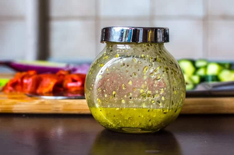 Mediterranean Pasta Salad Vegan Dressing