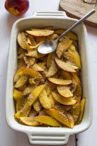 add brown sugar to Peach