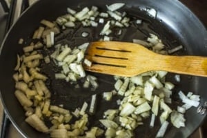sautee the onion