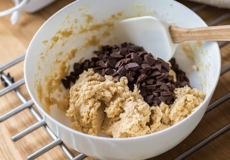 Fold in the chocolate chips