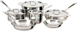 All Clad Copper Core 10-Piece Cookware Set
