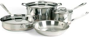 All Clad Copper Core 7-Piece Cookware Set