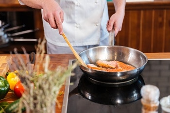 All Clad’s nonstick  layer